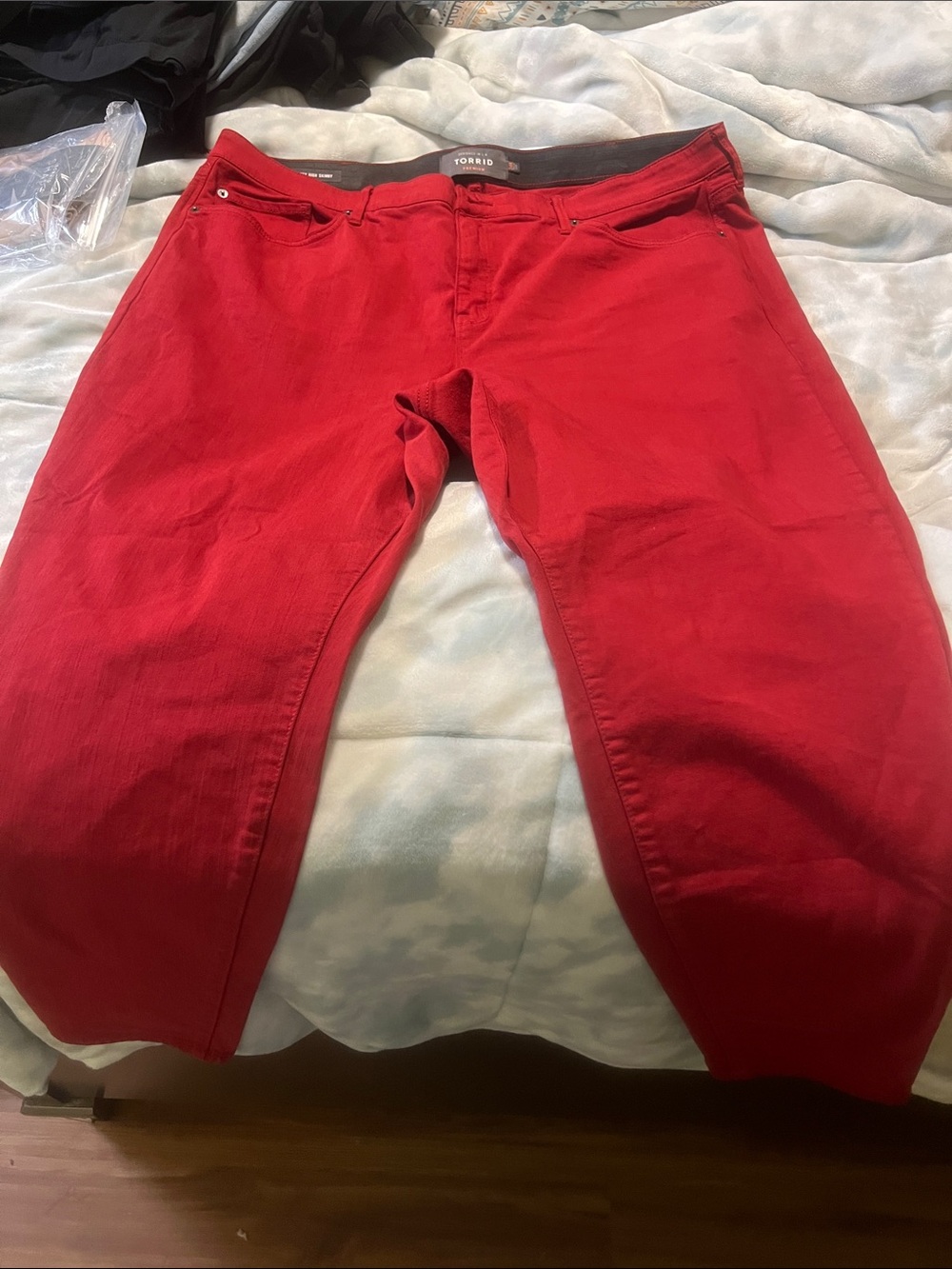 Torrid Red Sky High Skinny Jeans